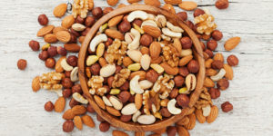 Nuts as breast enhancing foods